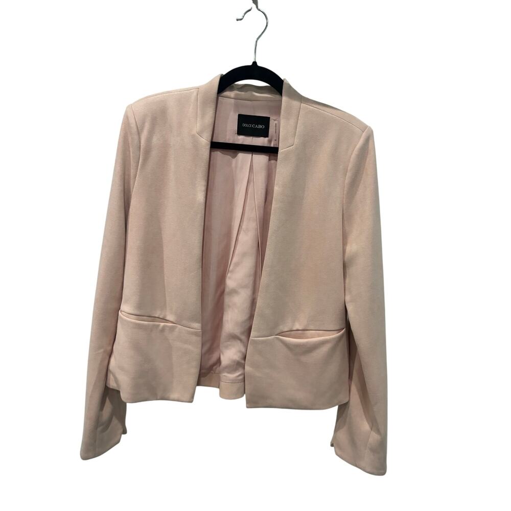 Dolce Cabo light pink faux suede jacket